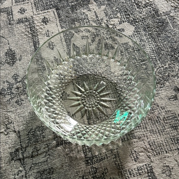 Vintage 1960s Made in France Arcoroc Glass  Serving Bowl Decorative Bowl 8” - Picture 3 of 5